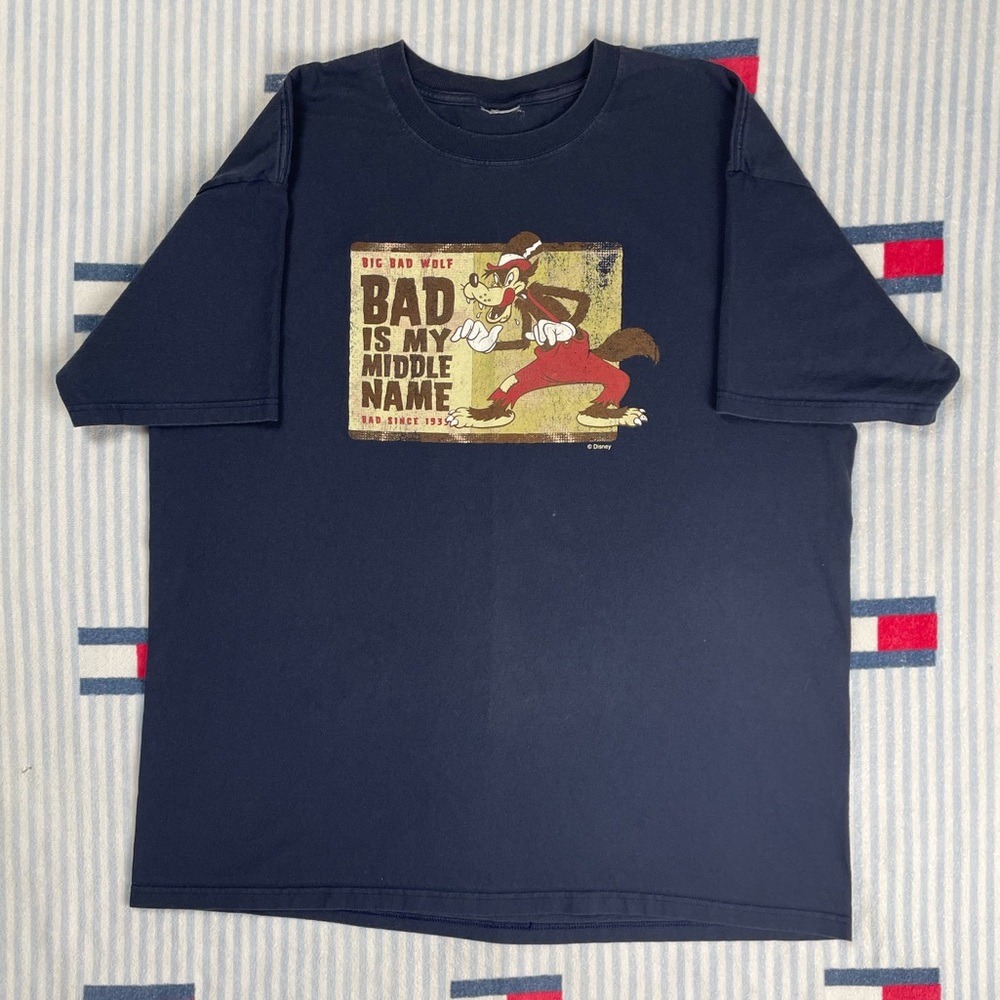 Vintage Disney The Big Bad Wolf short sleeve tee shirt